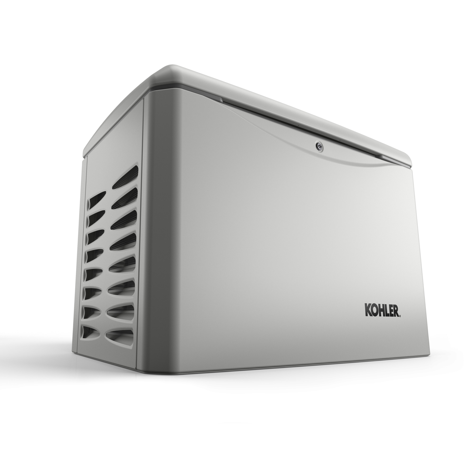 Kohler Standby Generator - 14kW LP, 12kW NG, V-Twin Engine, Quiet Operation, Model# 14RCA-QS203